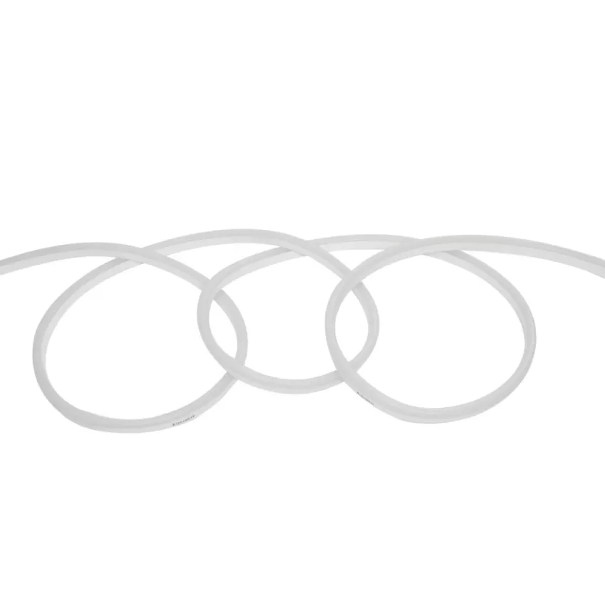 OVALE 120° Degree Neon Flex Epistar LED SMD 5050 1m 18W/m 60LED/m 1260lm/m 120° DC 230V Αδιάβροχη IP68 RGB Dimmable Μ100 x Π2.6 x Υ1.7cm