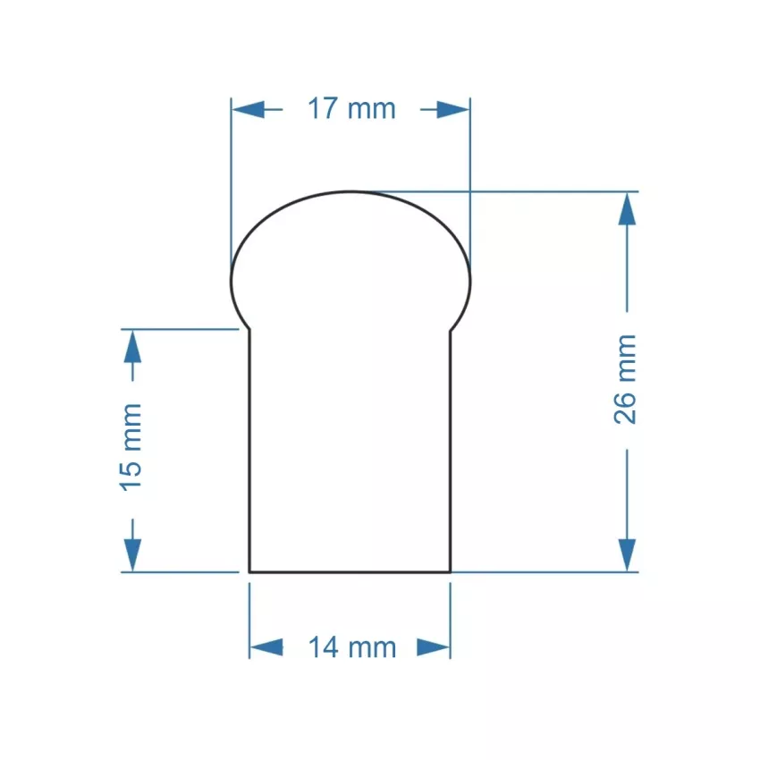 OVALE 120° Degree Neon Flex Epistar LED SMD 5050 1m 18W/m 60LED/m 1260lm/m 120° DC 230V Αδιάβροχη IP68 RGB Dimmable Μ100 x Π2.6 x Υ1.7cm