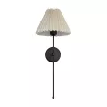 LING  Μοντέρνο Φωτιστικό Τοίχου Απλίκα Μονόφωτο 1 x E27 AC 220-240V IP20 Μπεζ & Μαύρο - Μ22 x Π22 x Υ50cm