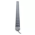 GLOBOSTAR® WASHERMOZA  Μπάρα Φωτισμού Wall Washer LED 48W 5200lm 10-30° DC 24V Αδιάβροχο IP66 Θερμό Λευκό 2700K Dimmable - Bridgelux SMD Chip - Γκρι Ανθρακί - Μ100 x Π6.5 x Υ6.6cm