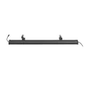GLOBOSTAR® WASHERMOZA  Μπάρα Φωτισμού Wall Washer LED 72W 6120lm 10-30° DC 24V Αδιάβροχο IP66 Μπλε Dimmable - Bridgelux SMD Chip - Γκρι Ανθρακί - Μ100 x Π7.4 x Υ7cm