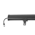 GLOBOSTAR® WASHERMOZA  Μπάρα Φωτισμού Wall Washer LED 72W 6120lm 10-30° DC 24V Αδιάβροχο IP66 Μπλε Dimmable - Bridgelux SMD Chip - Γκρι Ανθρακί - Μ100 x Π7.4 x Υ7cm