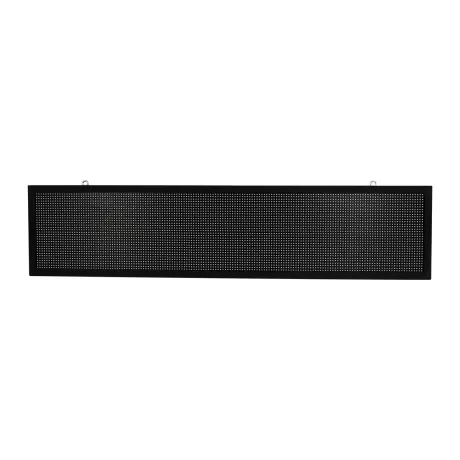 GLOBOSTAR® DISPLAY  Κυλιόμενη Ψηφιακή Επιγραφή P10 Διπλής Όψης LED AC 220-240V Αδιάβροχο IP65 Κόκκινο - WiFi Control μέσω FK APP - Αισθητήρας Θερμοκρασίας & Υγρασίας - Μ166 x Π11 x Υ38cm
