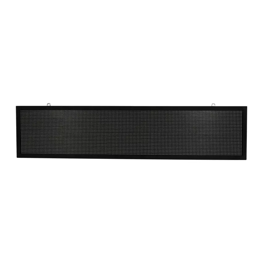 GLOBOSTAR® DISPLAY  Κυλιόμενη Ψηφιακή Επιγραφή P10 Διπλής Όψης LED AC 220-240V Αδιάβροχο IP65 Κόκκινο - WiFi Control μέσω FK APP - Αισθητήρας Θερμοκρασίας & Υγρασίας - Μ166 x Π11 x Υ38cm