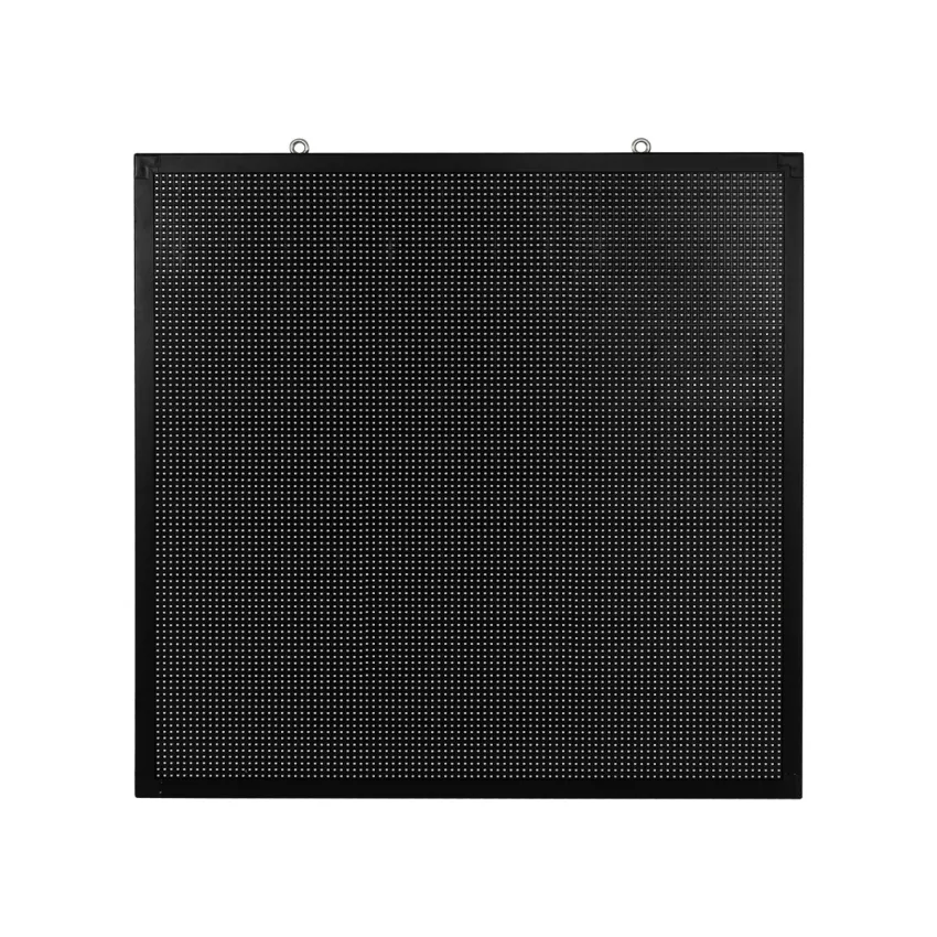 GLOBOSTAR®DISPLAY  Κυλιόμενη Ψηφιακή Επιγραφή P10 Διπλής Όψης LED AC 220-240V Αδιάβροχο IP65 Ψυχρό Λευκό 6000K - WiFi Control μέσω FK APP - Αισθητήρας Θερμοκρασίας & Υγρασίας - Μ104 x Π12 x Υ104cm