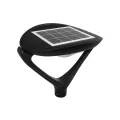 GLOBOSTAR® SQUARE  Φωτιστικό Στύλου/Κολώνας Πλατείας/Πάρκου/Κήπου με Ασύρματο Χειριστήριο LED 20W 800lm 120° Ενσωματωμένο Φωτοβολταϊκό Panel 6V 20W & Επαναφορτιζόμενη Μπαταρία Li-ion 3.2V 20000mAh με Αισθητήρα Κίνησης-Ημέρας-Νύχτας Αδιάβροχο IP65 Θερμ