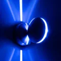 LED Φωτιστικό Αρχιτεκτονικού Φωτισμού Αδιάβροχο IP44 Δέσμης 1º Μοίρας 9 Watt 1150lm 230V CREE Μπλε Μ12 x Π11 x Υ17cm