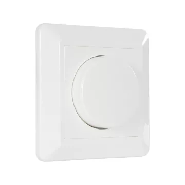 Ροοστάτης Dimmer Τοίχου LED AC100-240V 400W IP20 Μ8.4 x Π8.4 x Υ4.5cm