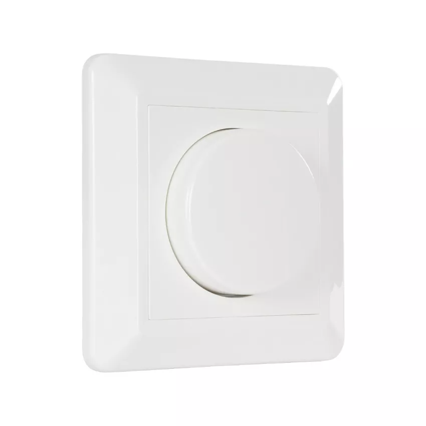 Ροοστάτης Dimmer Τοίχου LED AC100-240V 400W IP20 Μ8.4 x Π8.4 x Υ4.5cm