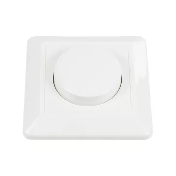 Ροοστάτης Dimmer Τοίχου LED AC100-240V 400W IP20 Μ8.4 x Π8.4 x Υ4.5cm