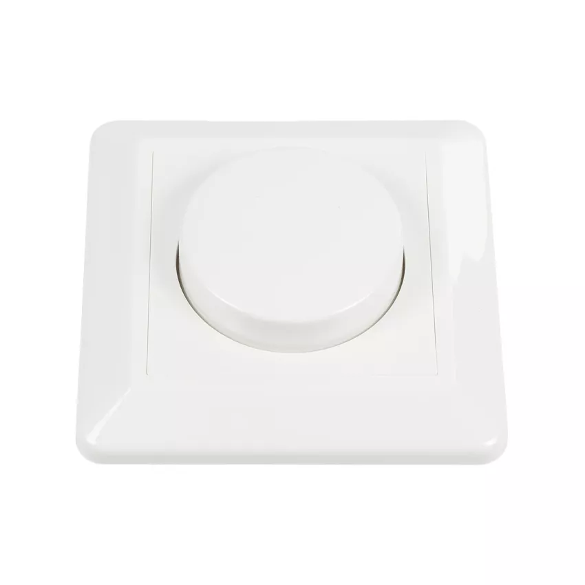 Ροοστάτης Dimmer Τοίχου LED AC100-240V 400W IP20 Μ8.4 x Π8.4 x Υ4.5cm