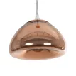 GLOBOSTAR® CRISTIN  Μοντέρνο Κρεμαστό Φωτιστικό Οροφής με Ντουί 1 x G4 AC 220-240V IP20 - Χάλκινο - Μ18 x Π18 x Υ13cm