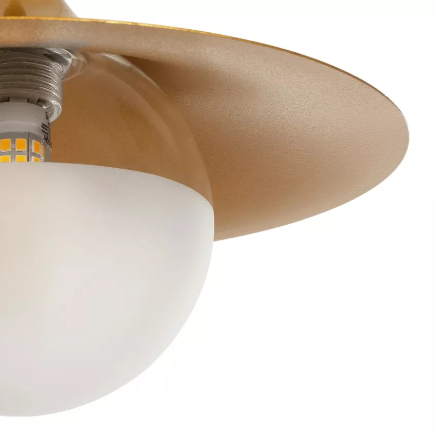 GLOBOSTAR® JOLIET  Μοντέρνο Κρεμαστό Φωτιστικό Οροφής με Ντουί 1 x G9 AC 220-240V IP20 - Μαύρο & Χρυσό - Μ20 x Π20 x Y43cm