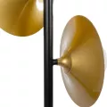GLOBOSTAR® JOLIET  Μοντέρνο Κρεμαστό Φωτιστικό Οροφής με Ντουί 3 x G9 AC 220-240V IP20 - Μαύρο & Χρυσό - Μ27 x Π27 x Y62cm