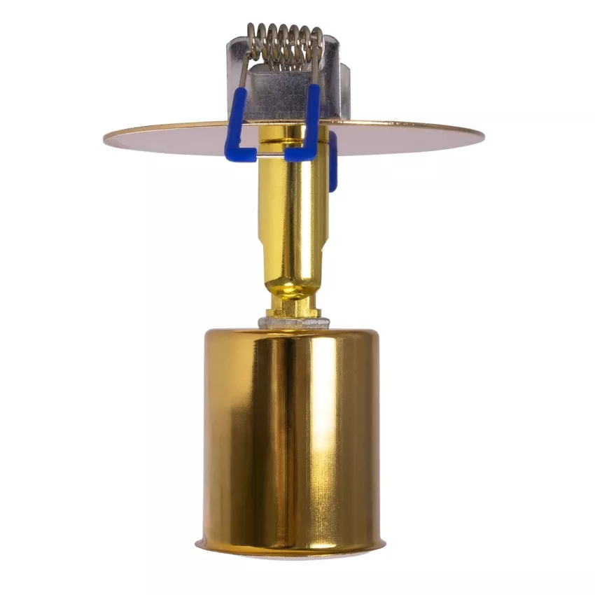 SARA  Χωνευτό Φωτιστικό Οροφής Σποτ Μονόφωτο 1 x E27 IP20 Χρυσό Μέταλλο - Μ8,5 x Π8,5 x Υ11cm