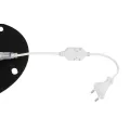 GLOBOSTAR®  Χριστουγεννιάτικο Διακοσμητικό Φωτιστικό LED 19,5W 780lm 360° AC 220-240V Αδιάβροχο IP65 Θερμό Λευκό 2700K - Μαύρο & Διάφανο - M114 x Π25 x Υ132cm