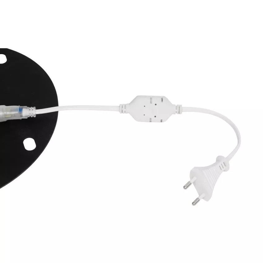 GLOBOSTAR®  Χριστουγεννιάτικο Διακοσμητικό Φωτιστικό LED 15,6W 624lm 360° AC 220-240V Αδιάβροχο IP65 Θερμό Λευκό 2700K   - Μαύρο & Διάφανο - M97 x Π25 x Υ107cm