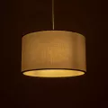 GLOBOSTAR® LOFTY  Μοντέρνο Κρεμαστό Φωτιστικό Οροφής με Ντουί 1 x E27 AC 220-240V IP20 - Γκρι - Μ37 x Π37 x Υ21cm