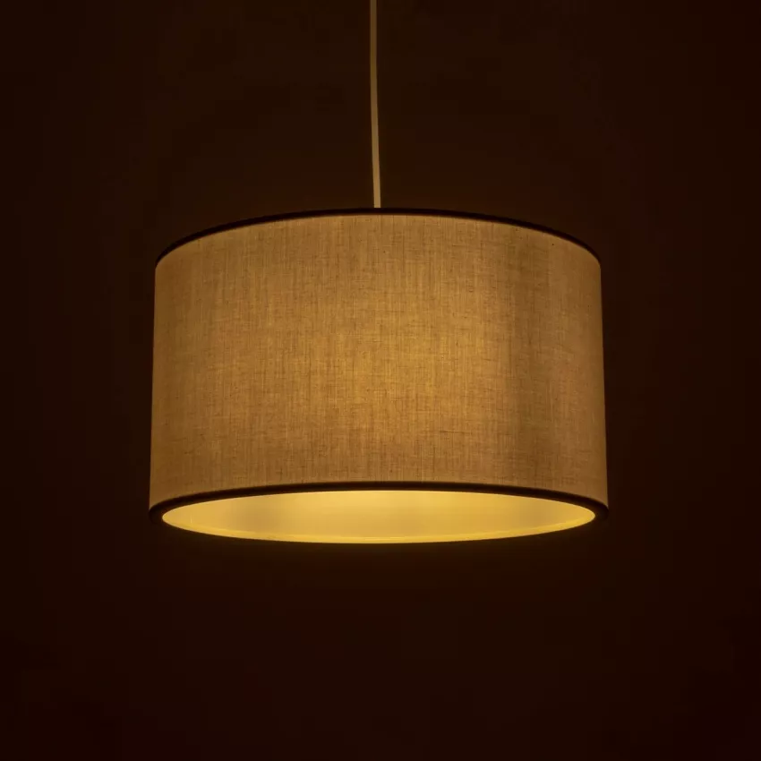 GLOBOSTAR® LOFTY  Μοντέρνο Κρεμαστό Φωτιστικό Οροφής με Ντουί 1 x E27 AC 220-240V IP20 - Γκρι - Μ37 x Π37 x Υ21cm