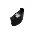 GLOBOSTAR® SIXOAD  Μοντέρνο Φωτιστικό Τοίχου - Απλίκα LED 4W 500lm 30° AC 220-240V Αδιάβροχο IP65 Θερμό Λευκό 2700K - CREE XPE Chip & TÜV SÜD Driver - Μαύρο Ματ - Μ8.5 x Π3.5 x Υ8cm