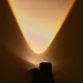 GLOBOSTAR® ARC  Μοντέρνο Φωτιστικό Τοίχου - Απλίκα LED 4W 500lm 30° AC 220-240V Αδιάβροχο IP65 Θερμό Λευκό 2700K - CREE XPE Chip & TÜV SÜD Driver - Μαύρο Ματ - Μ3.5 x Π4.8 x Υ11.5cm
