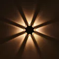 GLOBOSTAR® SPARK  Μοντέρνο Φωτιστικό Τοίχου - Απλίκα LED 16W 2000lm 30° AC 220-240V Αδιάβροχο IP65 Θερμό Λευκό 2700K - CREE XPE Chip & TÜV SÜD Driver - Μαύρο Ματ - Μ25 x Π6 x Υ25cm