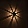 GLOBOSTAR® SPARK  Μοντέρνο Φωτιστικό Τοίχου - Απλίκα LED 16W 2000lm 30° AC 220-240V Αδιάβροχο IP65 Θερμό Λευκό 2700K - CREE XPE Chip & TÜV SÜD Driver - Μαύρο Ματ - Μ25 x Π6 x Υ25cm