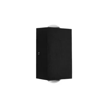 GLOBOSTAR® HIKARI  Μοντέρνο Φωτιστικό Τοίχου - Απλίκα LED 4W 500lm 30° AC 220-240V Αδιάβροχο IP65 Θερμό Λευκό 2700K - CREE XPE Chip & TÜV SÜD Driver - Μαύρο Ματ - Μ6 x Π4 x Υ10.5cm