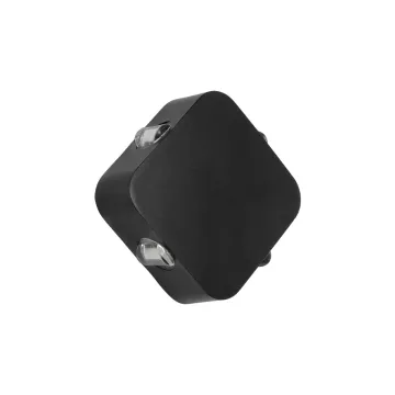 GLOBOSTAR® LUZ  Μοντέρνο Φωτιστικό Τοίχου - Απλίκα LED 8W 1000lm 10° AC 220-240V Αδιάβροχο IP65 Θερμό Λευκό 2700K - CREE XPE Chip & TÜV SÜD Driver - Μαύρο Ματ - Μ13.5 x Π4.5 x Υ13.5cm