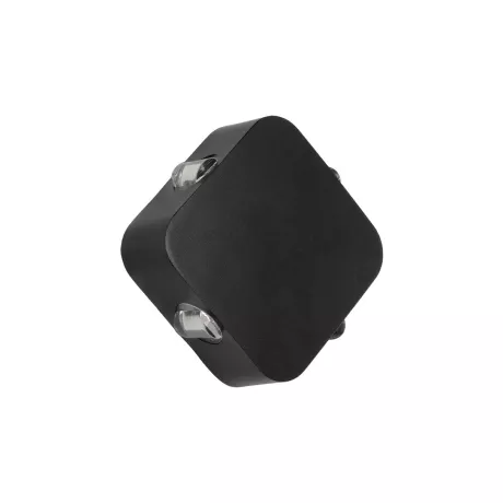 GLOBOSTAR® LUZ  Μοντέρνο Φωτιστικό Τοίχου - Απλίκα LED 8W 1000lm 10° AC 220-240V Αδιάβροχο IP65 Θερμό Λευκό 2700K - CREE XPE Chip & TÜV SÜD Driver - Μαύρο Ματ - Μ13.5 x Π4.5 x Υ13.5cm