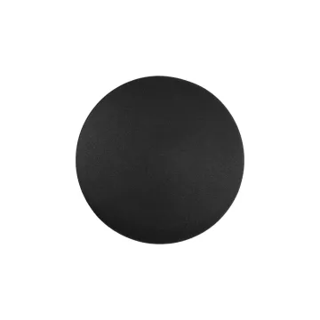 GLOBOSTAR® SOL  Μοντέρνο Φωτιστικό Τοίχου - Απλίκα LED 8W 1000lm 30° AC 220-240V Αδιάβροχο IP65 Θερμό Λευκό 2700K - CREE XPE Chip & TÜV SÜD Driver - Μαύρο Ματ - Μ10 x Π5 x Υ10cm