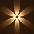 GLOBOSTAR® SOL  Μοντέρνο Φωτιστικό Τοίχου - Απλίκα LED 12W 1500lm 30° AC 220-240V Αδιάβροχο IP65 Θερμό Λευκό 2700K - CREE XPE Chip & TÜV SÜD Driver - Μαύρο Ματ - Μ12 x Π5.5 x Υ12cm