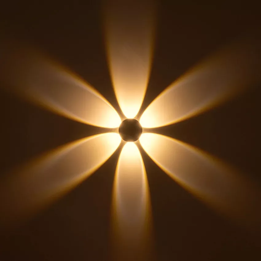 GLOBOSTAR® SOL  Μοντέρνο Φωτιστικό Τοίχου - Απλίκα LED 12W 1500lm 30° AC 220-240V Αδιάβροχο IP65 Θερμό Λευκό 2700K - CREE XPE Chip & TÜV SÜD Driver - Μαύρο Ματ - Μ12 x Π5.5 x Υ12cm