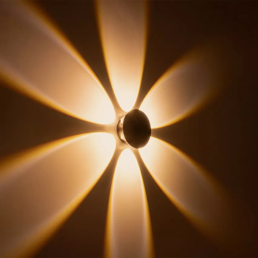 GLOBOSTAR® SOL  Μοντέρνο Φωτιστικό Τοίχου - Απλίκα LED 12W 1500lm 30° AC 220-240V Αδιάβροχο IP65 Θερμό Λευκό 2700K - CREE XPE Chip & TÜV SÜD Driver - Μαύρο Ματ - Μ12 x Π5.5 x Υ12cm