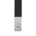 GLOBOSTAR® TRACKOLD-2PH  Διφασική Ράγα 3 Καλωδίων 2L+1N για Σύστημα Ράγας Trackold-2PH AC 220-240V IP20 - Μαύρο Ματ - Μ100 x Π5 x Υ1cm
