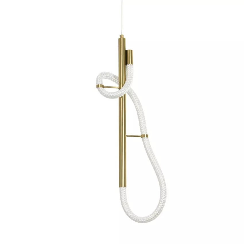 kelvo® GLOW Μοντέρνο Κρεμαστό Φωτιστικό Οροφής LED 24W 2400lm 360° AC 220-240V IP20 Ρυθμιζόμενο Λευκό CCT με On/Off 2700K/4500K/6000K - Lumileds SMD Chip - Χρυσό Πλατίνα & Λευκό Νήμα - Μ30 x Π30 x Υ66cm kelvo® GLOW Μοντέρνο Κρεμαστό Φωτιστικό Οροφής LED 24W 2400lm 360° AC 220-240V IP20 Ρυθμιζόμενο Λευκό CCT με On/Off 2700K/4500K/6000K - Lumileds SMD Chip - Χρυσό Πλατίνα & Λευκό Νήμα - Μ30 x Π30 x Υ66cm