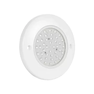 GLOBOSTAR® POOLARTY  Υποβρύχιο Φωτιστικό για Σιντριβάνια/Πισίνες LED 8W 560lm 120° DC 12V Αδιάβροχο IP68 RGB Dimmable - Bridgelux SMD Chip - 1m VDE Rubber Καλώδιο - Μ13 x Π13 x Υ2cm