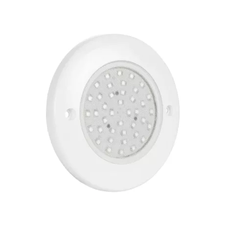 GLOBOSTAR® POOLARTY  Υποβρύχιο Φωτιστικό για Σιντριβάνια/Πισίνες LED 8W 560lm 120° DC 12V Αδιάβροχο IP68 RGB Dimmable - Bridgelux SMD Chip - 1m VDE Rubber Καλώδιο - Μ13 x Π13 x Υ2cm
