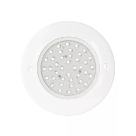 GLOBOSTAR® POOLARTY  Υποβρύχιο Φωτιστικό για Σιντριβάνια/Πισίνες LED 8W 560lm 120° DC 12V Αδιάβροχο IP68 RGB Dimmable - Bridgelux SMD Chip - 1m VDE Rubber Καλώδιο - Μ13 x Π13 x Υ2cm