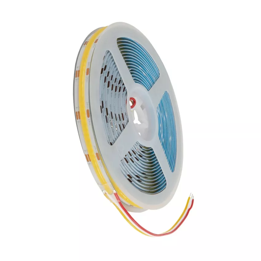 GLOBOSTAR® BEE  Ταινία LED 14W/m 1540lm/m 120° DC 24V IP20 608 x COB Chip/m Ρυθμιζόμενο Λευκό CCT από 2700K έως 6000K Dimmable - Sanan COB Chip - Μ500 x Π1 x Υ0.2cm - Ρολό 5 Μέτρων