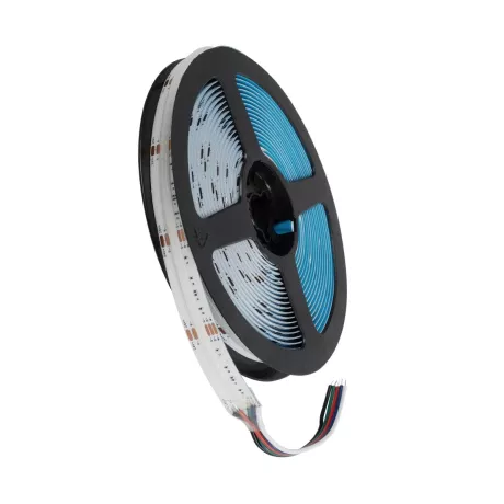 GLOBOSTAR® BEE  Ταινία LED 19.2W/m 1728lm/m 120° DC 24V IP20 784 x COB Chip/m Πολύχρωμο RGB+WW Dimmable - Sanan COB Chip - Μ500 x Π1.2 x Υ0.2cm - Ρολό 5 Μέτρων