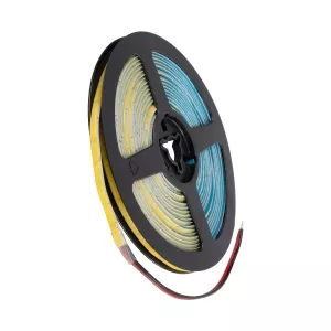 GLOBOSTAR® BEE  Ταινία LED 9W/m 990lm/m 120° DC 24V IP20 384 x COB Chip/m Ψυχρό Λευκό 6000K Dimmable - Μ500 x Π0.5 x Υ0.2cm - Ρολό 5 Μέτρων