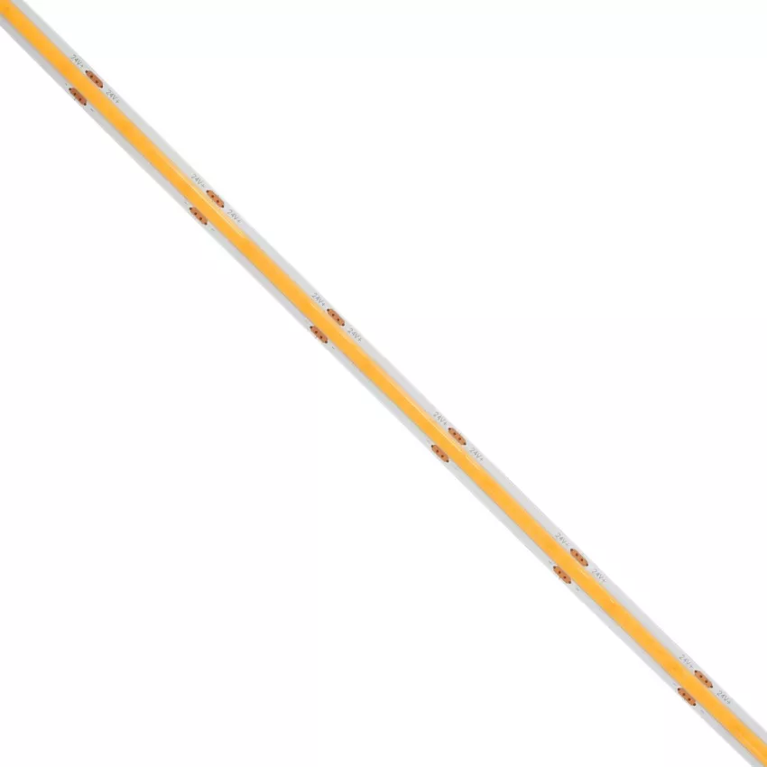 GLOBOSTAR® BEE  Ταινία LED 8W/m 720lm/m 120° DC 24V IP20 320 x COB Chip/m Θερμό Λευκό 2700K Dimmable - Sanan COB Chip - Μ500 x Π0.8 x Υ0.2cm - Ρολό 5 Μέτρων