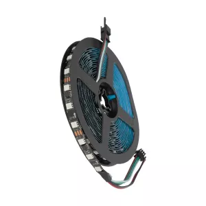 GLOBOSTAR® DIGIPRO  Ψηφιακή Pixel Addressable Ταινία LED 14.4W/m 1152lm/m 120° DC 12V IP20 60 x SMD5050 Chip/m 20 x Pixel/m Πολύχρωμο RGB Dimmable SPI/TTL Protocol IC WS2811/UCS16703 - Μ500 x Π1 x Υ0.2cm - Ρολό 5 Μέτρων