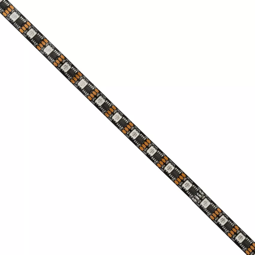 Digital Pixel Addressable Strip 4 PIN - Ψηφιακή Ταινία LED SMD 5050 14W/m 60LED/m 60PIXEL/m SPI/TTL Protocol IC TM1812 1152lm/m 120° DC 12V IP20 RGB - Μαύρο Σώμα - Μ5000 x Π10 x Υ2mm - Συσκευασία 5 Μέτρων Digital Pixel Addressable Strip 4 PIN - Ψηφιακή Ταινία LED SMD 5050 14W/m 60LED/m 60PIXEL/m SPI/TTL Protocol IC TM1812 1152lm/m 120° DC 12V IP20 RGB - Μαύρο Σώμα - Μ5000 x Π10 x Υ2mm - Συσκευασία 5 Μέτρων