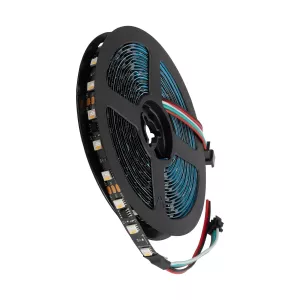 Ψηφιακή Ταινία LED Πολύχρωμη RGB+WW 12W/m – 1200lm/m, 60 LED/m, DC 12V, IP20 – Ρολό 5 Μέτρων