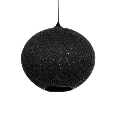 GLOBOSTAR® SOLEI  Boho Κρεμαστό Φωτιστικό Οροφής με Ντουί 1 x E27 AC 220-240V IP20 - Μαύρο - M40 x Π40 x Υ45cm