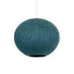 GLOBOSTAR® SOLEI  Boho Κρεμαστό Φωτιστικό Οροφής με Ντουί 1 x E27 AC 220-240V IP20 - Τιρκουάζ - M40 x Π40 x Υ45cm