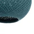 GLOBOSTAR® SOLEI  Boho Κρεμαστό Φωτιστικό Οροφής με Ντουί 1 x E27 AC 220-240V IP20 - Τιρκουάζ - M30 x Π30 x Υ35cm