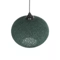 GLOBOSTAR® SOLEI  Boho Κρεμαστό Φωτιστικό Οροφής με Ντουί 1 x E27 AC 220-240V IP20 - Πράσινο - M30 x Π30 x Υ35cm